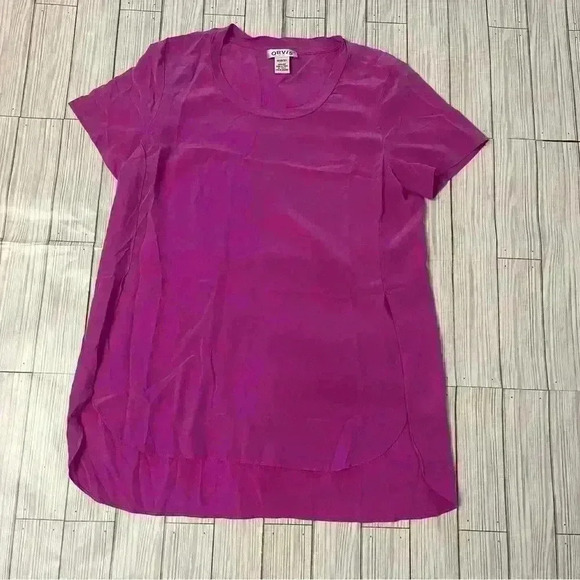 Orvis 100% Silk Tunic Top - Picture 1 of 4